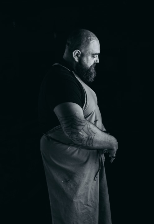 Professional portrait for Le Garçon Boucher in Bordeaux, France.