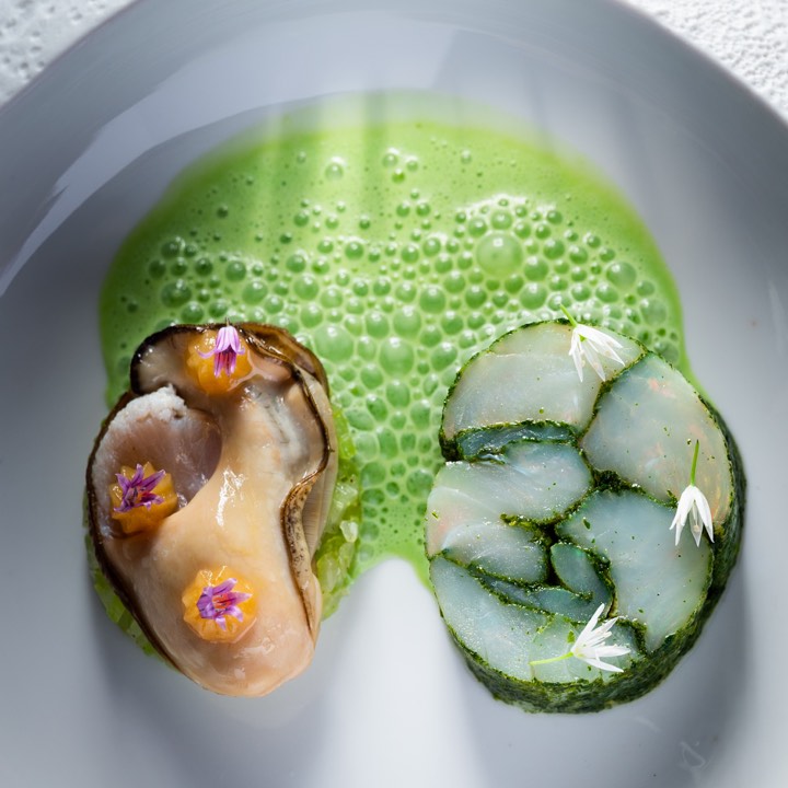 Food photography for Auberge des Templiers in Boismorand, France.