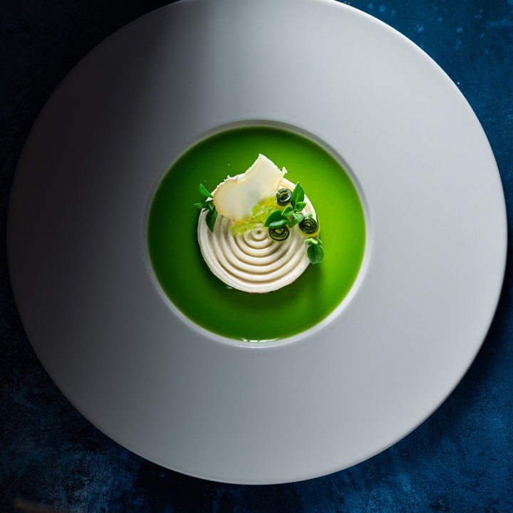 Food photography for Auberge des Templiers in Boismorand, France.