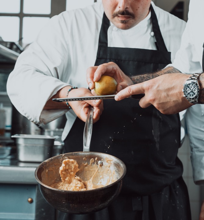 Food photography for Château de Courcelle in Courcelles-sur-Vesle, France.