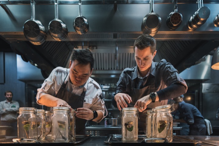Food photography for Ultraviolet by Paul Pairet in Shanghai, Chine.