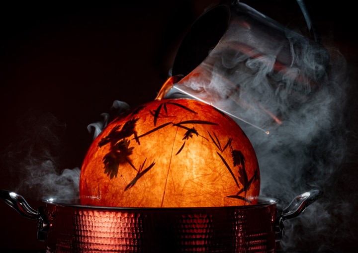 Food photography for Ultraviolet by Paul Pairet in Shanghai, Chine.