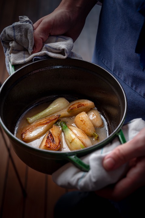 Food photography for La Table de l’Olea in La Teste-de-Buch, France.